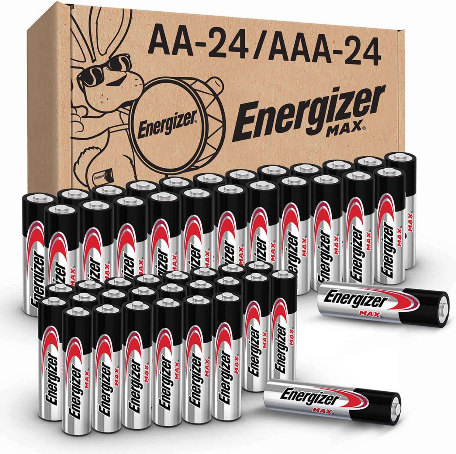 Energizer AA and AAA Batteries, 48 Count, Combo Pack Contains 24 Max Double A and 24 Max Triple A Batteries - Image 2